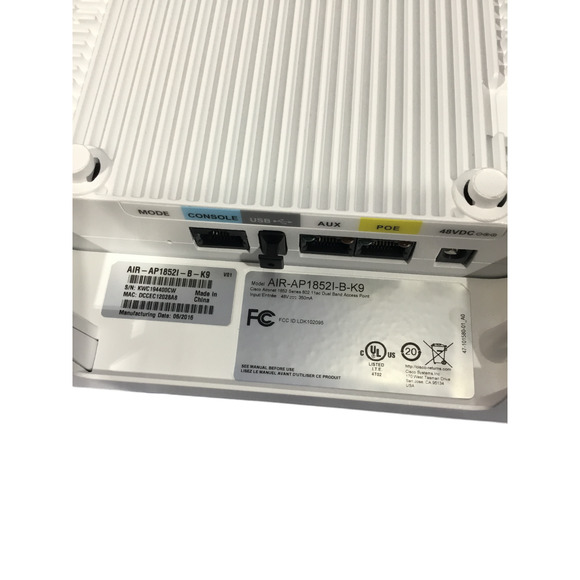 Cisco AIR-AP1852I-B-K9 802.11a/b/g/n/ac Wireless Access Point Aironet 1852 - Picture 6 of 10